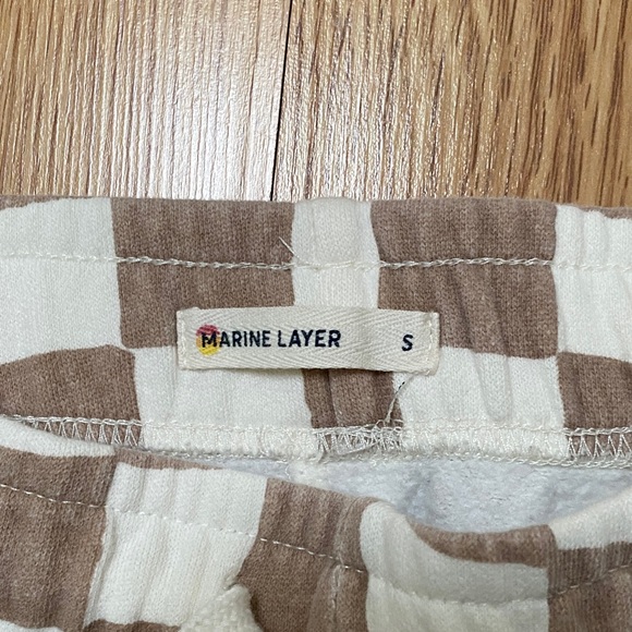 Marine Layer Anytime Brown and White Lounge set, size S Small, great condition. - Picture 6 of 7